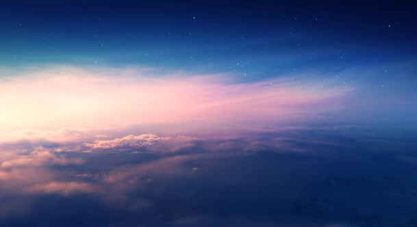 星空云蓝天高清PNG素材，透明背景大图下载，助力海报设计创意