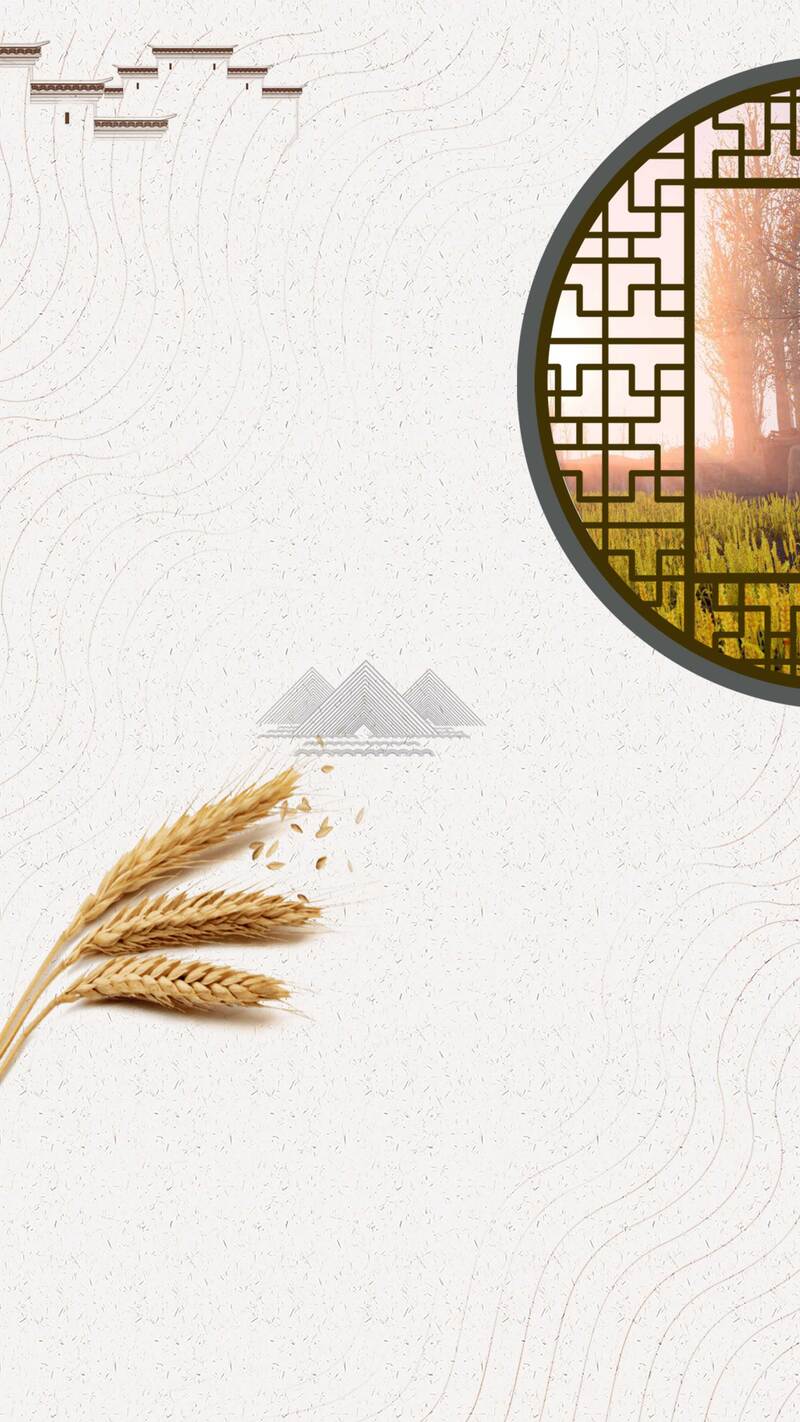 芒种节气传统节日背景，高清JPG与PSD设计素材下载