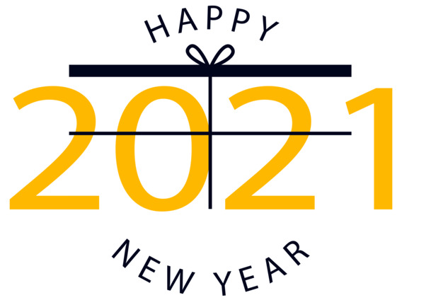2021新春礼物设计素材，高清PNG透明字体+节日元素，AI格式下载