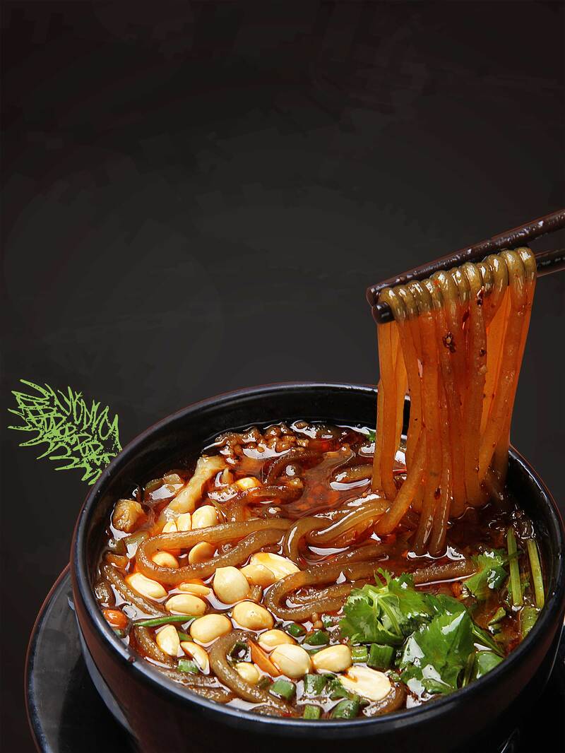 美味酸辣粉高清背景素材，另类JPG图片设计元素免费下载