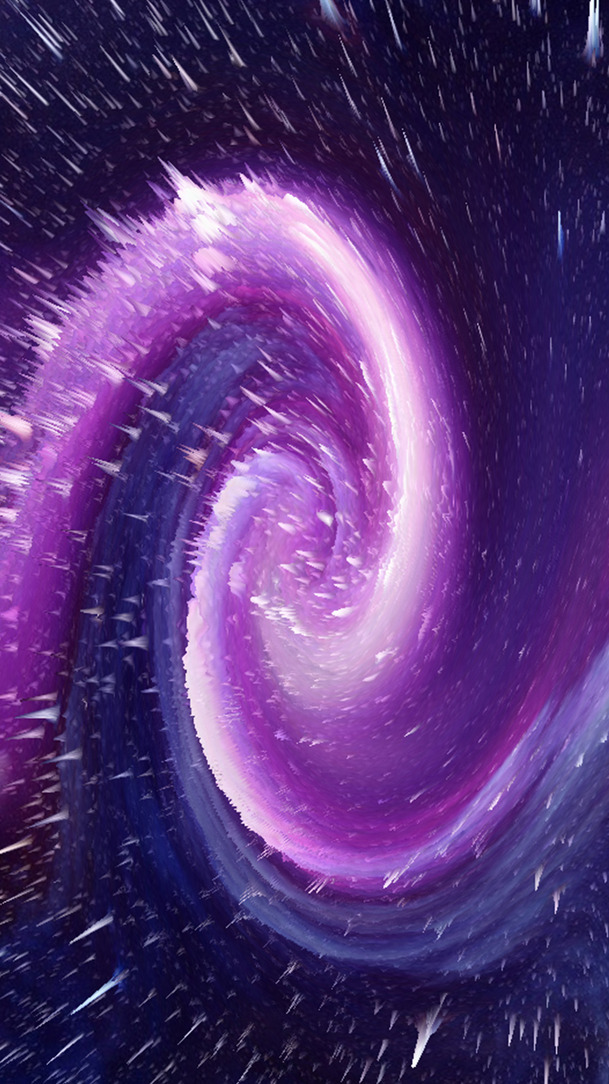 炫酷旋涡星空海报，高清PNG透明背景，抽象梦幻设计素材下载