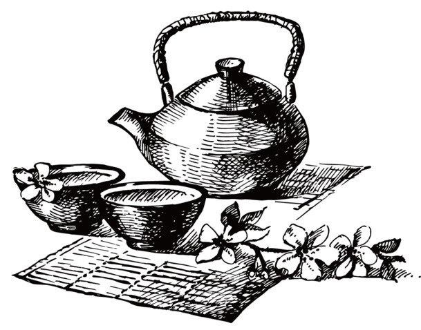 手绘素描茶壶水壶PNG透明免抠图标，高清设计素材下载
