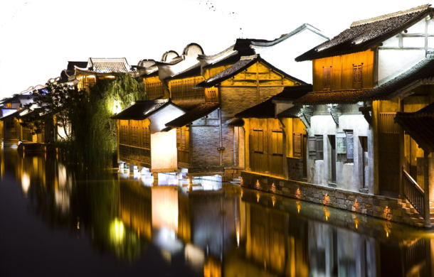 江苏西栅清新美景，免费高清PNG透明背景图片素材下载