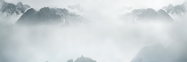 水墨画风格创意Banner设计，高清PNG透明背景素材，一键下载海报元素