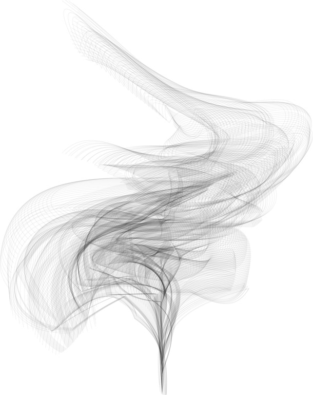 旋转烟雾PNG素材，高清透明特效装饰图片，免费下载设计元素