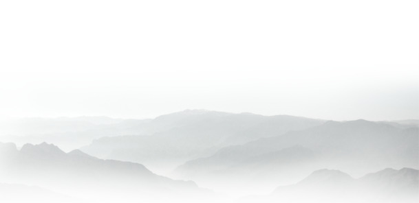 中国风水墨远山PNG透明图片，高清背景装饰元素，免费下载素材