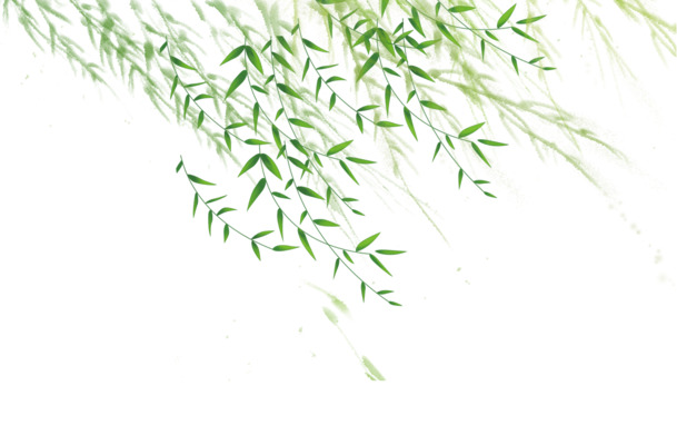 随风摇曳竹叶之美，高清PNG透明图片，动植物元素设计素材免费下载