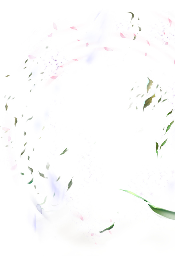 游戏手绘素材，高清PNG透明花瓣树叶场景图片，漂浮元素设计素材下载