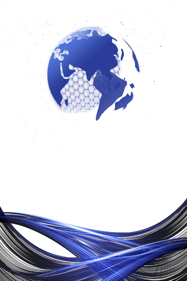 科技星球粒子光效PNG透明图片，高清特效PSD设计素材下载