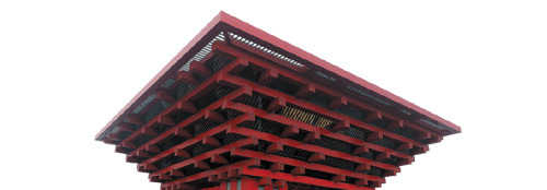 中国馆高清PNG透明背景素材，摄影风景PSD格式，免费下载
