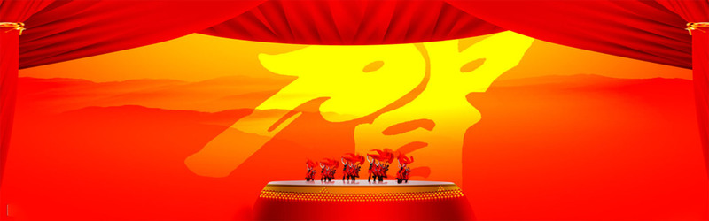 节日狂欢素材下载，喜庆红色背景JPG/PSD设计图集