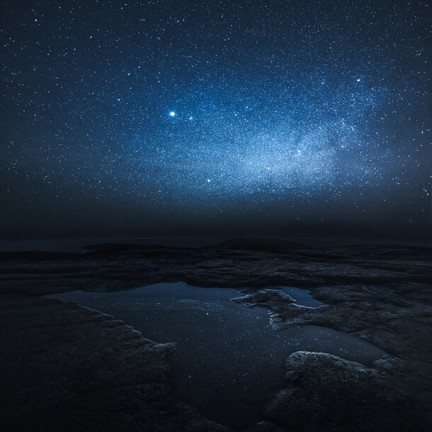 梦幻星空PNG透明背景，高清唯美抽象图片设计素材下载