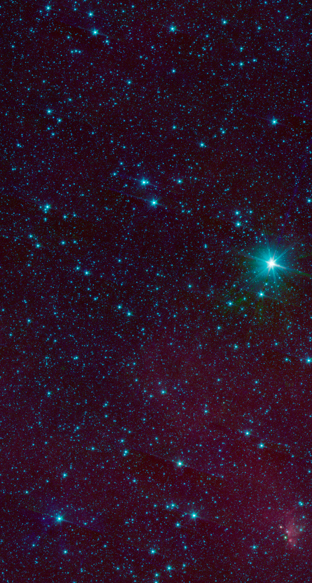 粉色天空配蓝色星星PNG透明背景，H5设计素材，高清下载