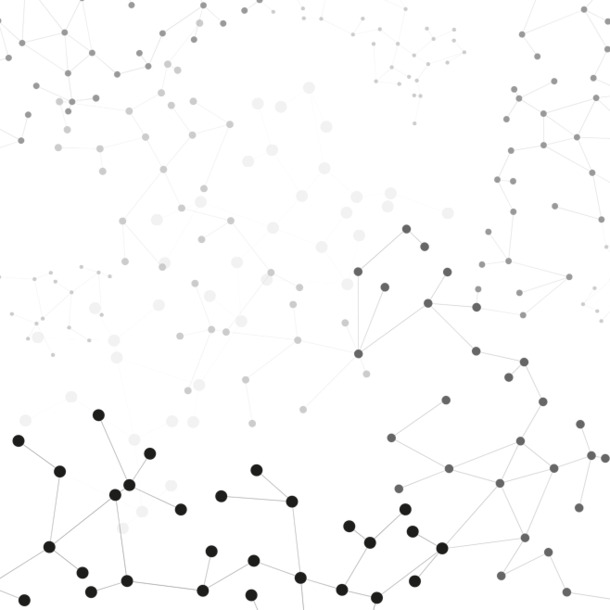 星空科技点阵PNG透明图片，几何漂浮元素，高清素材下载