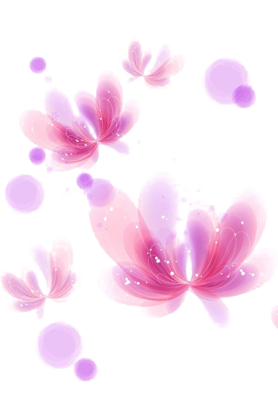 淡粉色花朵PNG透明图，高清漂浮花瓣元素，设计素材免费下载