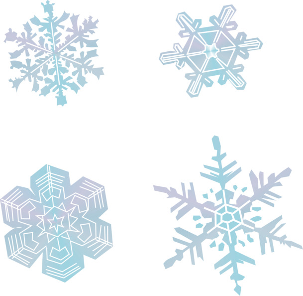 冬季霜降雪花PNG透明图片，高清装饰元素与图案素材下载
