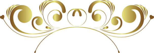金色分割线PNG透明图片，精美花纹装饰元素，高清素材免费下载