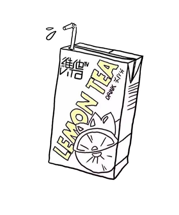 维他饮料PNG透明图，手绘卡通元素，设计素材免费下载