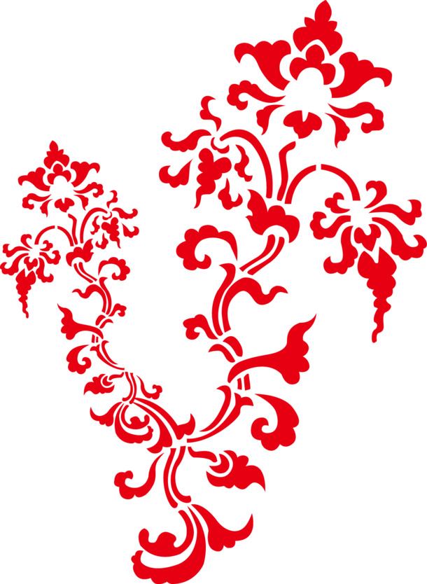 节日纹理素材，高清PNG透明花纹，元旦春节元宵图片设计必备