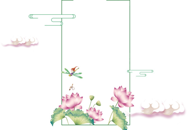 节日海报PNG素材，高清透明边框装饰元素，一键下载设计灵感库