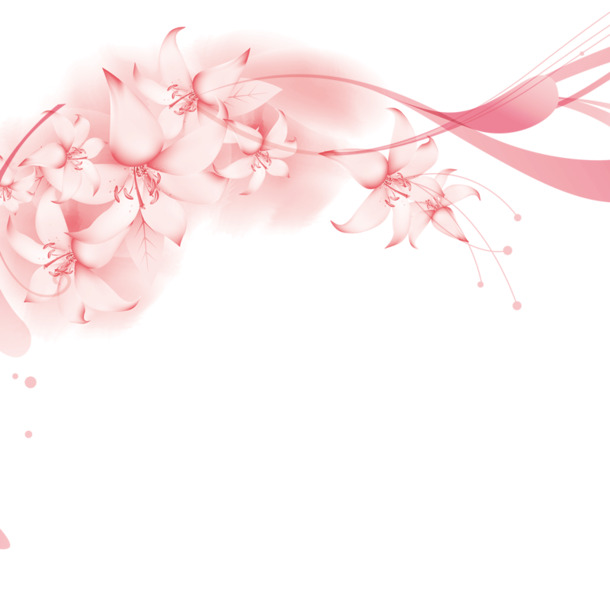 妇女节图片素材，唯美花卉PNG透明高清图，节日元素设计下载