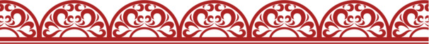 半圆边框PNG透明装饰元素，花纹图片素材，高清下载