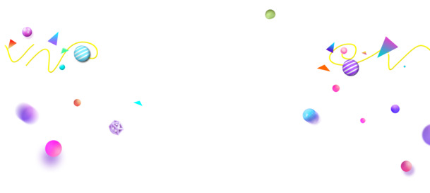 梦幻漂浮元素，高清PNG透明图片，几何图形装饰素材，喜庆活动必备，免费下载