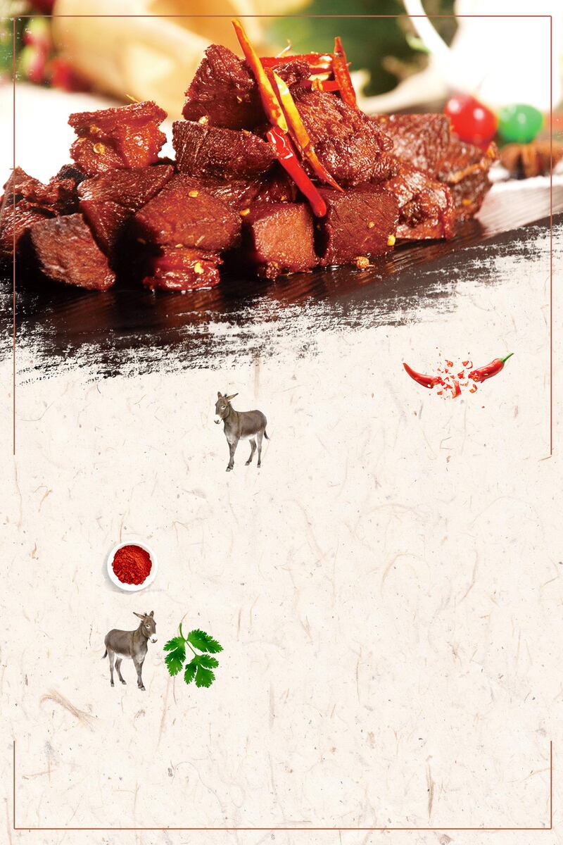驴肉美食佳肴，高清JPG与PSD设计素材下载，尽享美味视觉盛宴