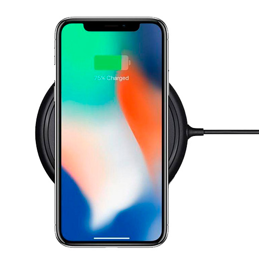 iPhone XS无线充电手绘卡通PNG透明图片，彩色新品设计素材下载