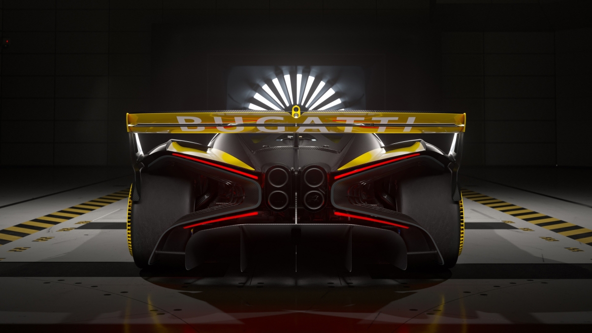 布加迪Bolide 4K超清壁纸，炫酷跑车图片，3840x2160分辨率免费下载