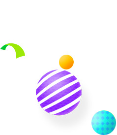 手绘彩色圆形PNG透明图，高清漂浮元素设计素材免费下载