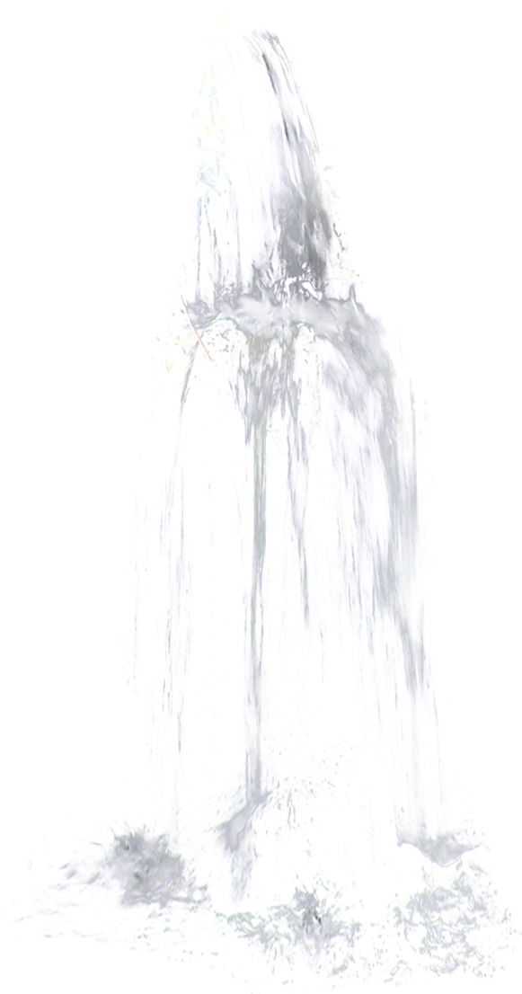 水墨山水高清PNG素材，透明装饰笔触，下载设计元素