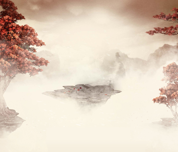 古典秋韵PNG透明背景，中国风高清图片素材下载