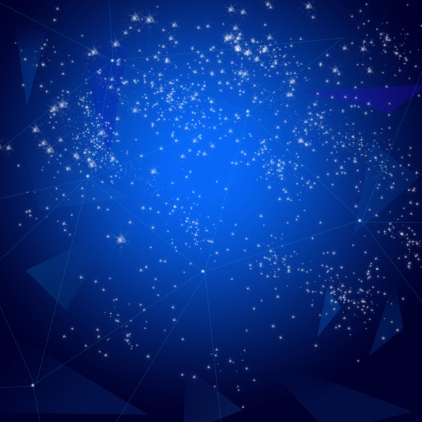简约蓝色科技背景PNG透明图，高清几何/扁平/渐变设计素材下载