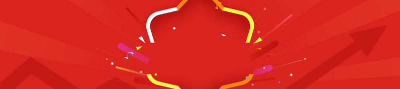 红色激情活动Banner，高清JPG与PSD设计素材，电商狂欢必备，免费下载！