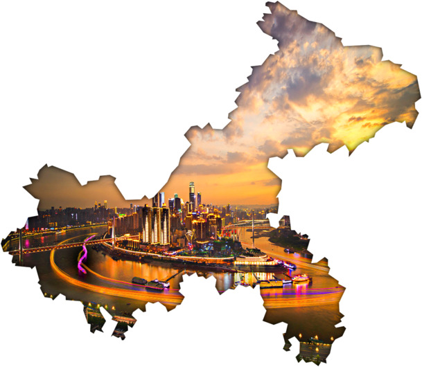 重庆板块地图PNG透明高清素材，免扣元素图片，一键下载设计资源