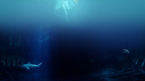 深海秘境，高清PNG透明背景海底世界元素，创意Banner海报设计素材下载