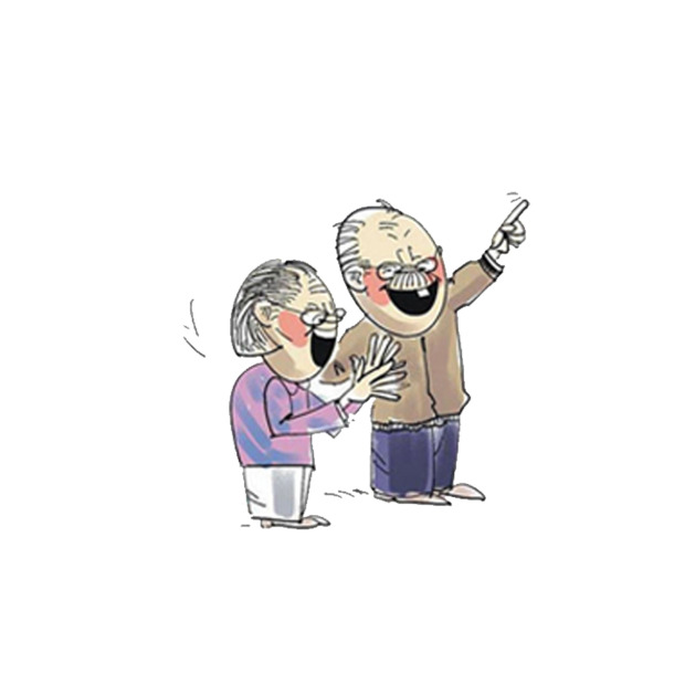高清PNG透明老人节日元素图片，丰富素材，一键下载