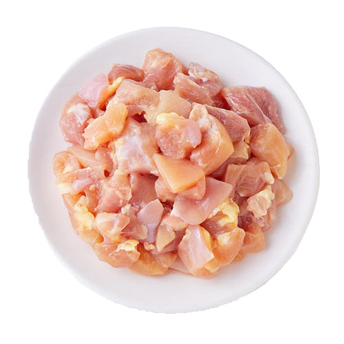 生鸡丁PNG透明图片素材，高清免抠元素，设计必备下载
