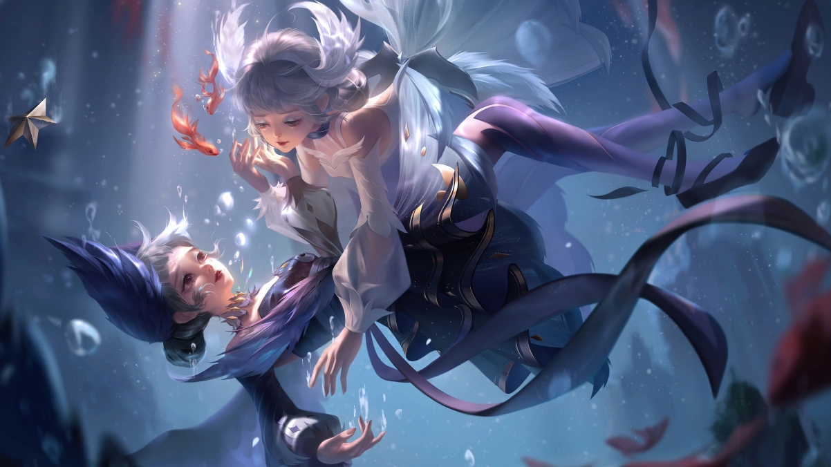 王者荣耀，小乔天鹅之梦绝美同人，4K高清壁纸3840x2160，一键下载