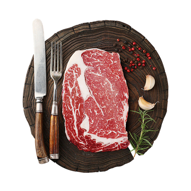 眼肉牛排摄影佳作，高清PNG透明图，生活装饰元素，设计素材任你下载