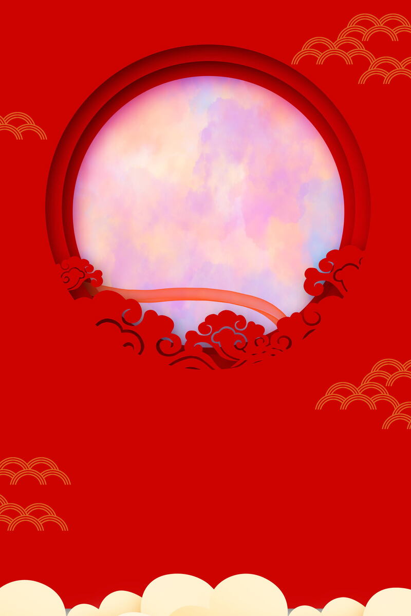 2019猪年喜庆海报，高清JPG与PSD设计素材，吉祥大吉背景图