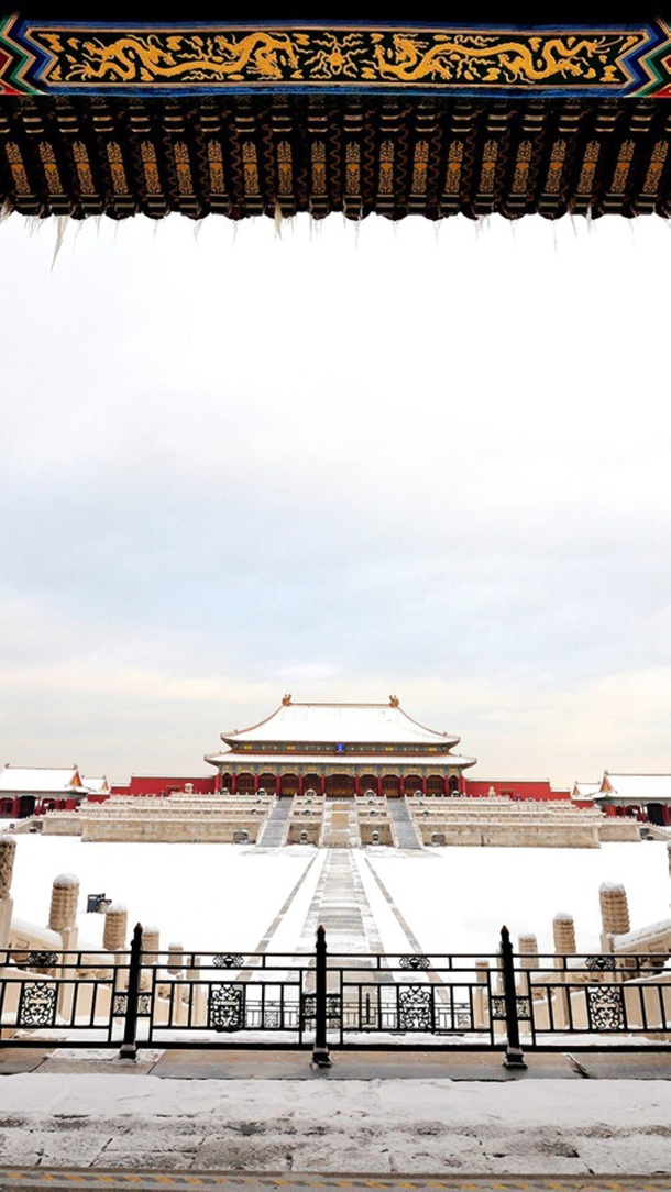 中国风古花纹房屋PNG透明背景，高清摄影风景素材，设计元素免费下载