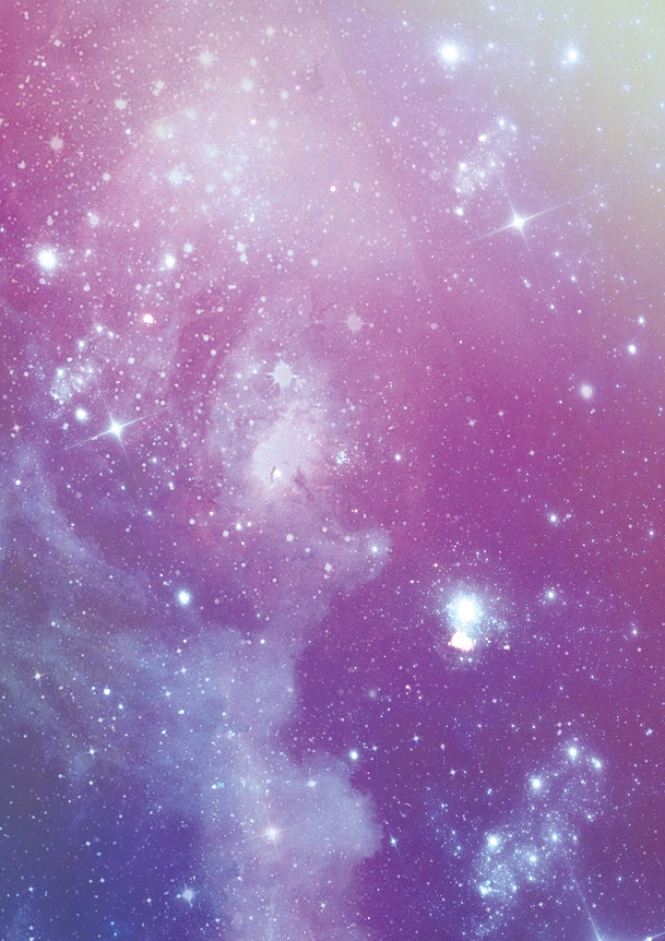 淘宝首页紫色星空PNG透明装饰元素，高清特效图片设计素材下载