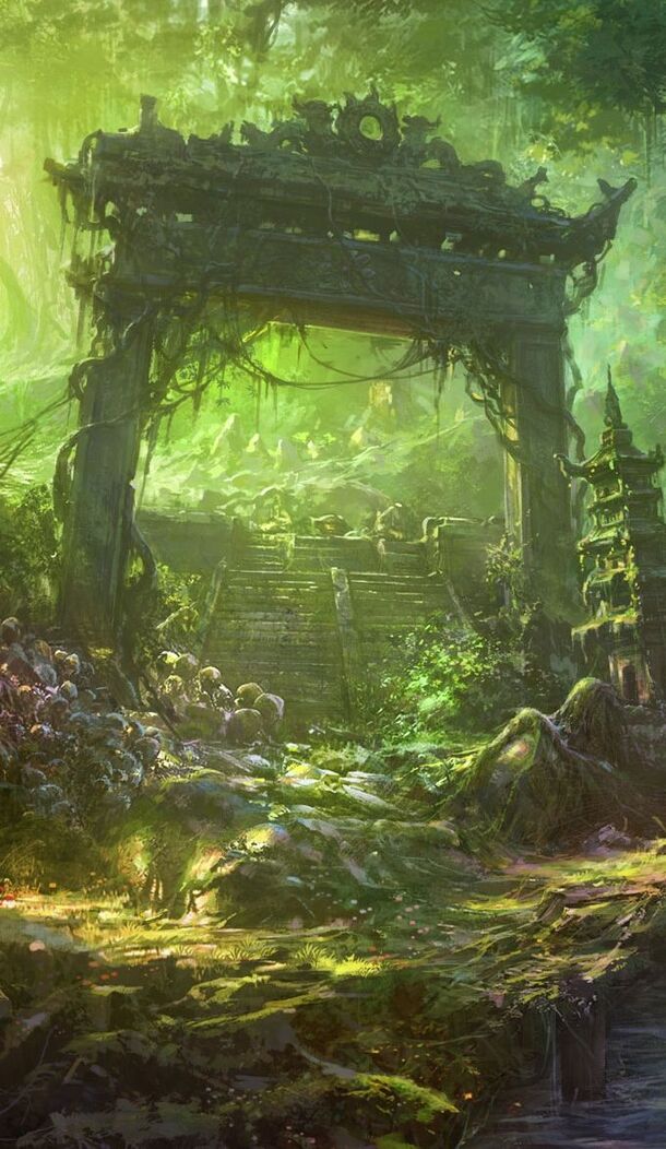 魔幻恐怖世界，神秘元素PNG透明背景，高清H5设计素材下载