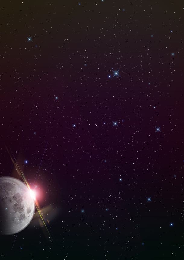 星空背景PNG透明素材，高清抽象梦幻设计元素免费下载