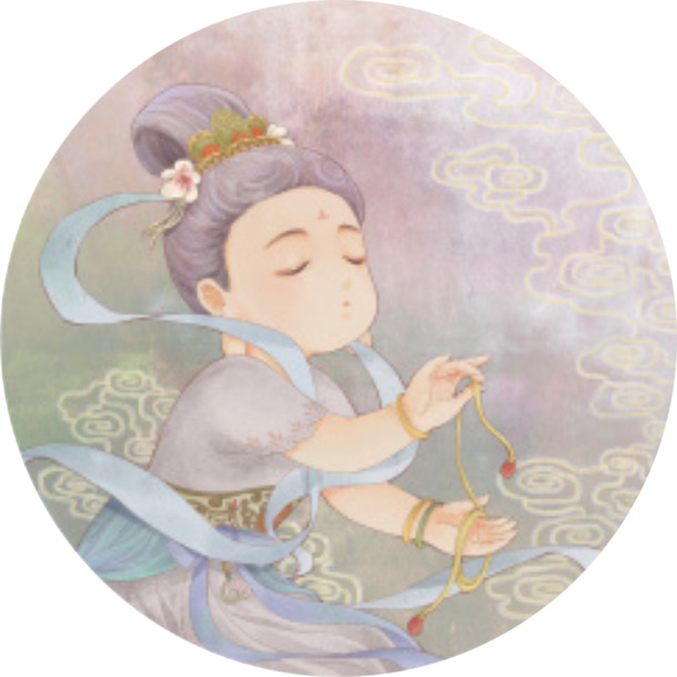 中国风敦煌手绘卡通元素，高清PNG透明图片素材下载