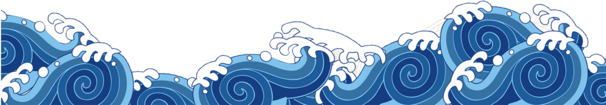 浪花图案设计素材，高清PNG透明图片，精美花纹装饰元素下载