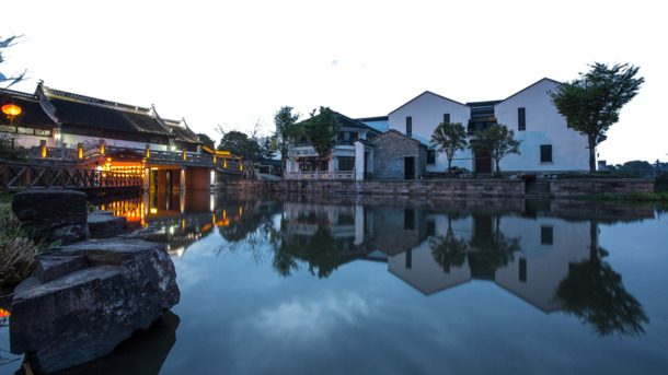 中国浙江西塘美景，高清PNG透明背景风景图片，设计素材免费下载