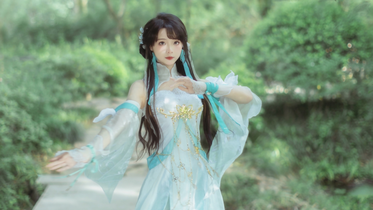 逆水寒Cosplay古装美女惊艳亮相！4K超清壁纸3840x2160免费下载